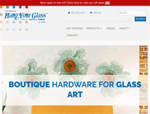 Tablet Screenshot of hangyourglass.com